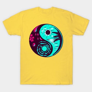 Yin and yang but with a beach aesthetic T-Shirt